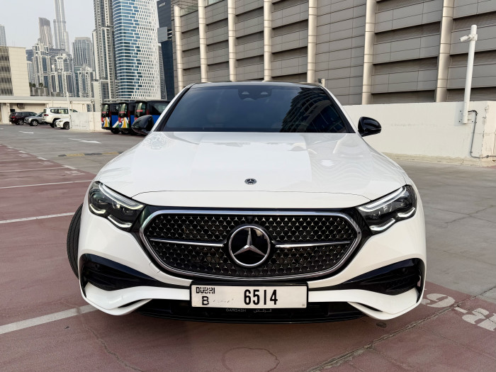 Mercedes E300 AMG Gargash warranty and service